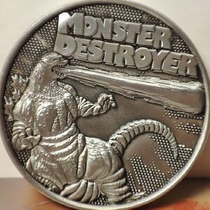 Godzilla Monster Destroyer Collectible Coin Official Character Badge Pin Figure
